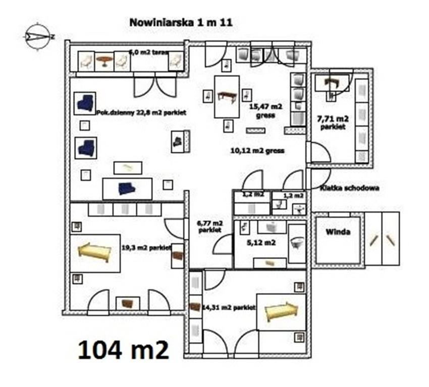 Apartament Nowiniarska *
